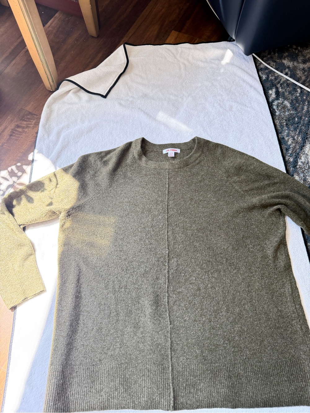 Joe Fresh Olive Green Crewneck Sweater XL